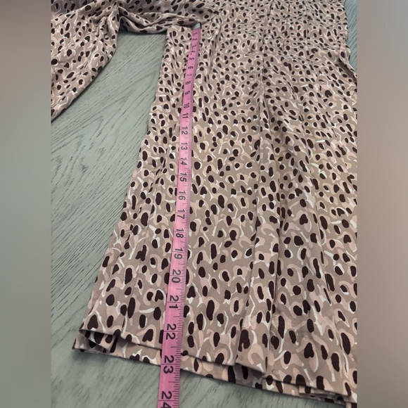 ANTHROPOLOGIE High-Rise Ankle Leopard Pleated Wide Leg Trouser Pants Sma… - Picture 16 of 16